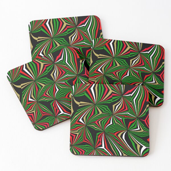Item preview, Christmas Modern Twisted Line Geometric Seamless Pattern designed and sold by Sharon Schwalbe.