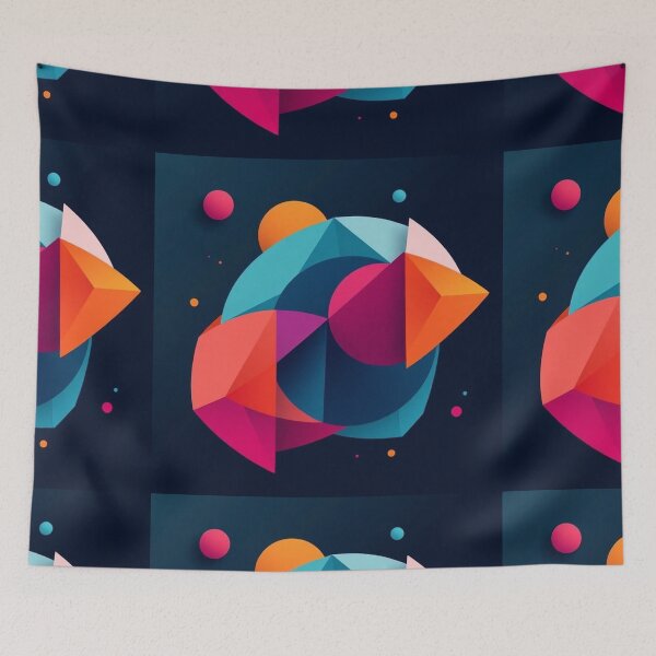 Item preview, Generative Abstract Art: Vector Shape Composition designed and sold by hjian8219.