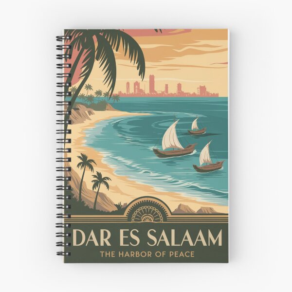 Item preview, Der Es Salaam Vintage Travel Poster designed and sold by TravelerRat.