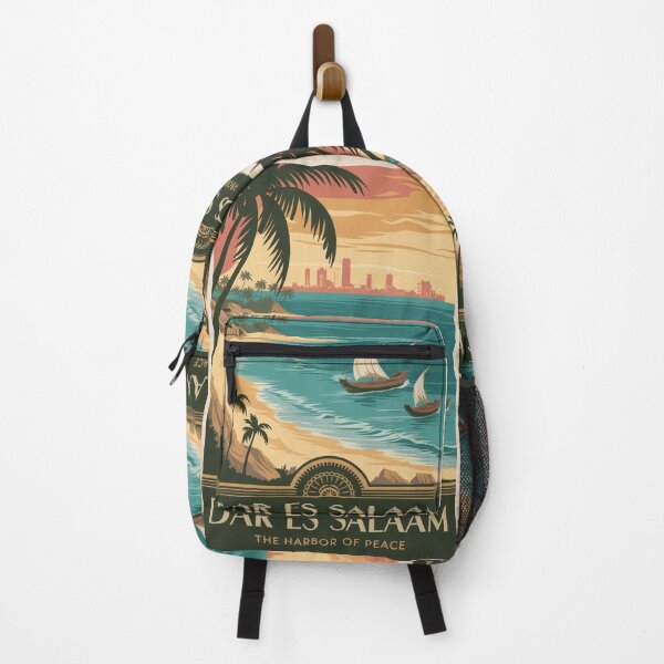 Item preview, Der Es Salaam Vintage Travel Poster designed and sold by TravelerRat.