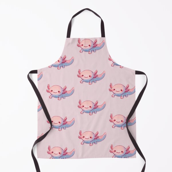 Item preview, Floating pink axolotl designed and sold by DaintyDooodles.