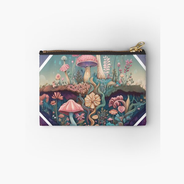 Item preview, Mystical Soil Layers – Psychedelic Plants and Fungi designed and sold by NudnaGrafika.