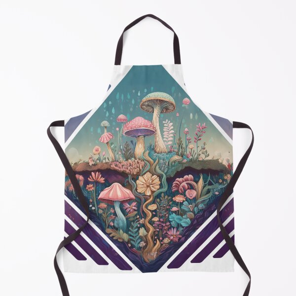 Item preview, Mystical Soil Layers – Psychedelic Plants and Fungi designed and sold by NudnaGrafika.