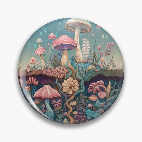 Item preview, Beyond the Surface – Psychedelic Soil and Flora designed and sold by NudnaGrafika.