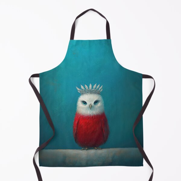 Item preview, Crimson Majesty - Elegant Owl with Regal Crown designed and sold by Magical Art Store.