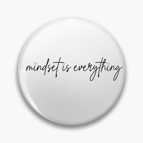 Item preview, Mindset is Everything Motivational Inspirational Quote, Gift for Girl Boss designed and sold by MerchByBlueSage.