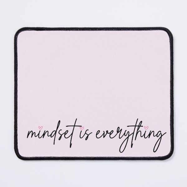 Item preview, Mindset is Everything Motivational Inspirational Quote, Gift for Girl Boss designed and sold by MerchByBlueSage.