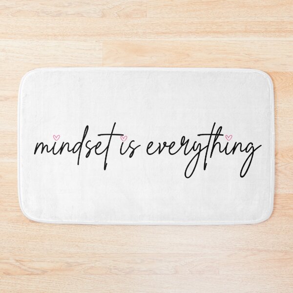 Item preview, Mindset is Everything Motivational Inspirational Quote, Gift for Girl Boss designed and sold by MerchByBlueSage.