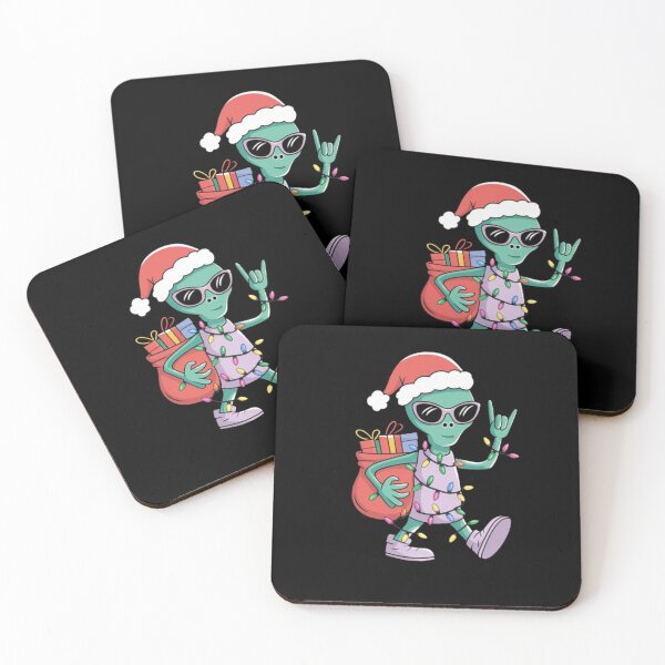Item preview, Funny Alien santa merry Christmas Lights  xmas believe designed and sold by BHMARTS.