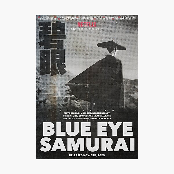 Item preview, Blue Eye Samurai season 1 poster designed and sold by The-Frog-Person.