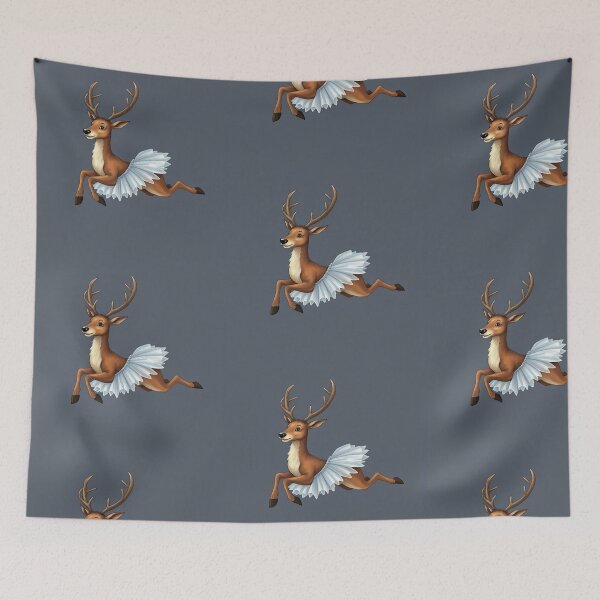 Item preview, Dancer - reindeer in tutu designed and sold by SillyTeesforYou.