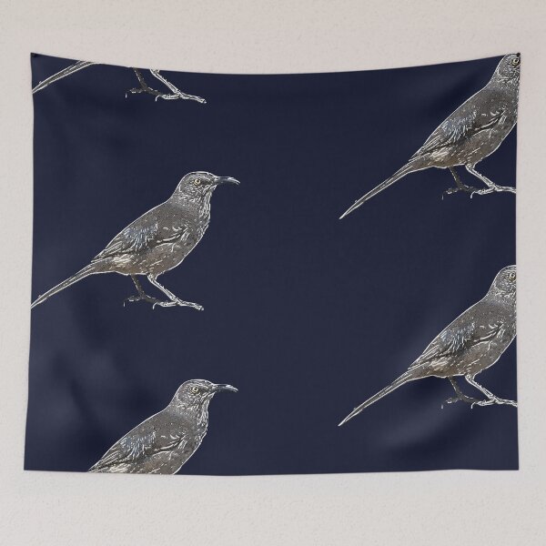 Item preview, Curve-billed Thrasher White Alternate Design  designed and sold by designsasstultd.