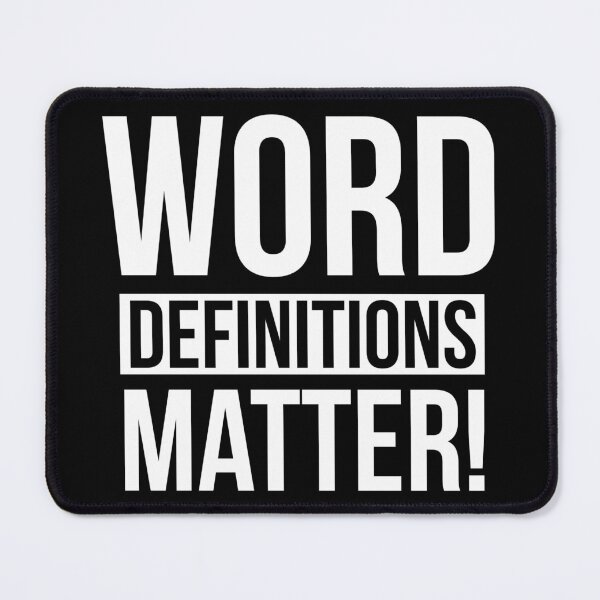 Item preview, Word definitions matter designed and sold by Rachel the Artist .