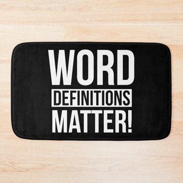 Item preview, Word definitions matter designed and sold by Rachel the Artist .