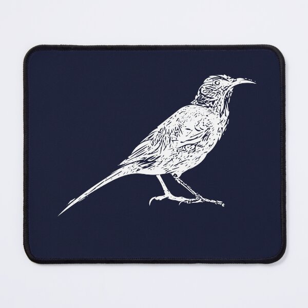 Item preview, Curve-billed Thrasher White Design  designed and sold by designsasstultd.
