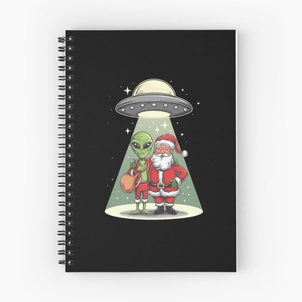 Item preview, UFO santa claus and Alien abduction  merry Christmas xmas believe designed and sold by BHMARTS.