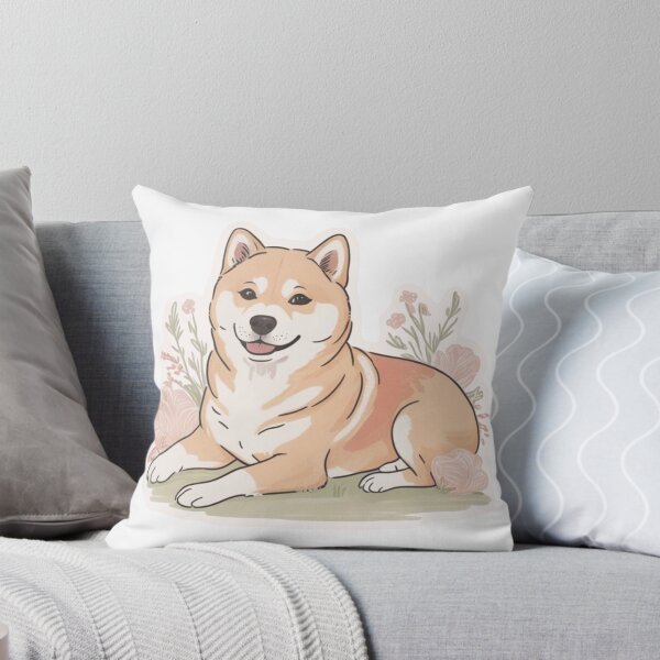 Item preview, Shiba Inu relaxing designed and sold by ColorfulMouse.
