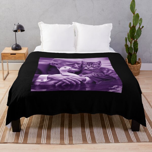 Item preview, Purple President Trump Protect Our Cats and Ducks - Purple Art Print designed and sold by Earth Nature Creations.