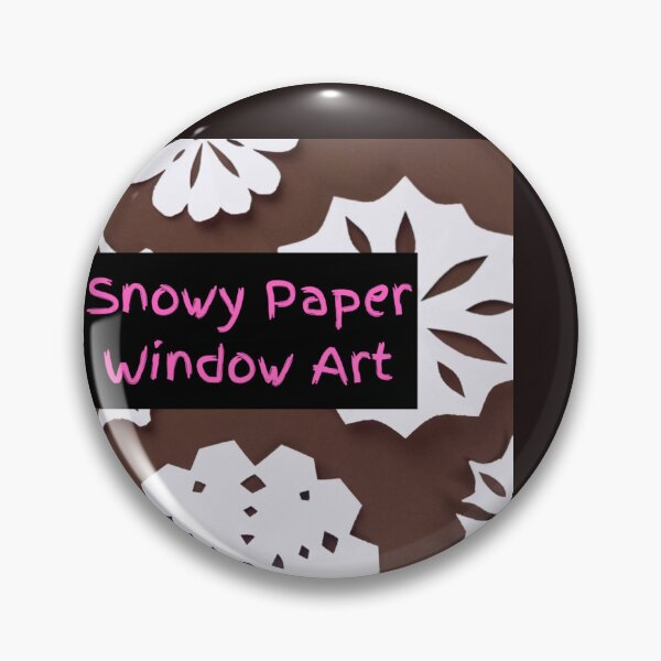 Item preview, Snowy Paper Window Art designed and sold by CUTESTUFFnow.