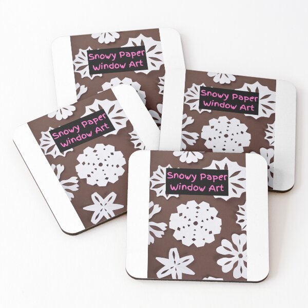 Item preview, Snowy Paper Window Art designed and sold by CUTESTUFFnow.