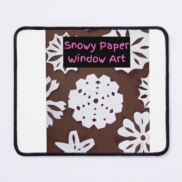 Item preview, Snowy Paper Window Art designed and sold by CUTESTUFFnow.