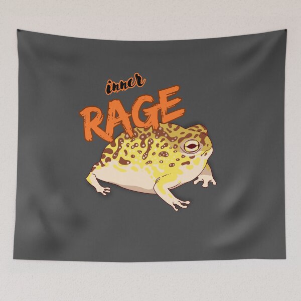 Item preview, inner rage - desert frog designed and sold by Jazzi Crystol.