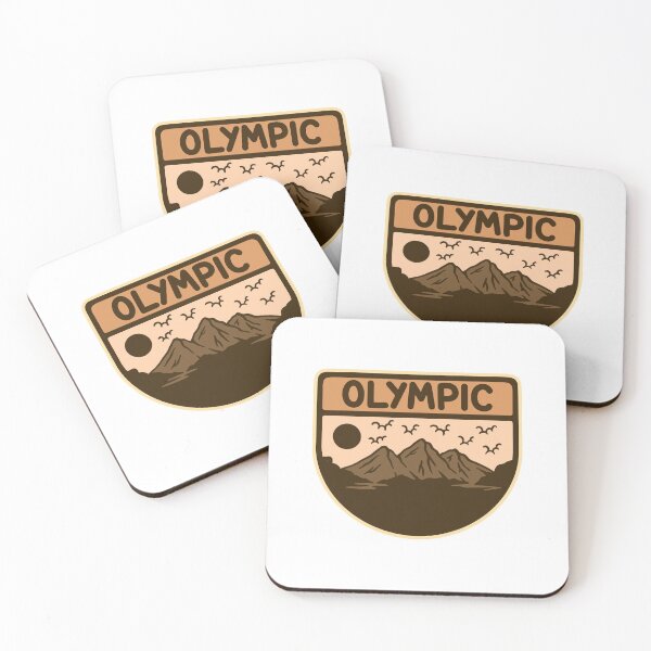 Item preview, OLYMPIC NATIONAL PARK BADGE LOGO DESIGN VECTOR ILLUSTRATION designed and sold by NGAULASTUDIO.