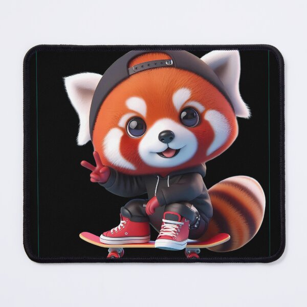 Item preview, Kawaii Red Panda Cool Skater designed and sold by inurey.
