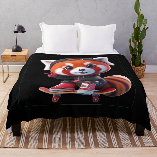 Item preview, Kawaii Red Panda Cool Skater designed and sold by inurey.