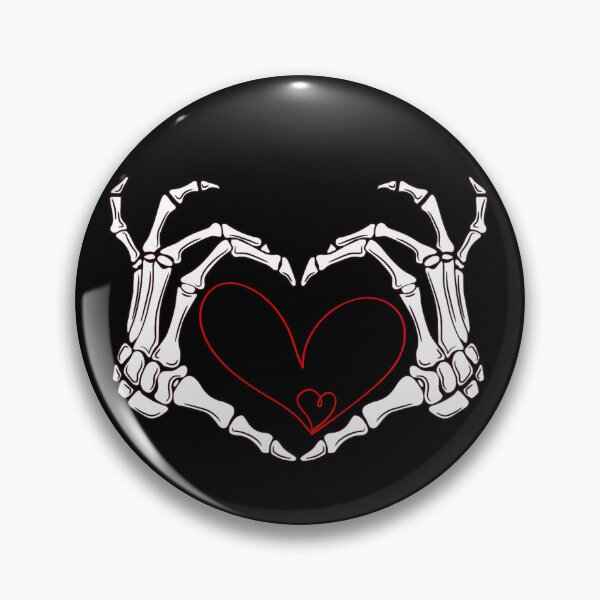 Item preview, Skeleton Hands Love Heart Vintage Skulls and Bones designed and sold by PugD.