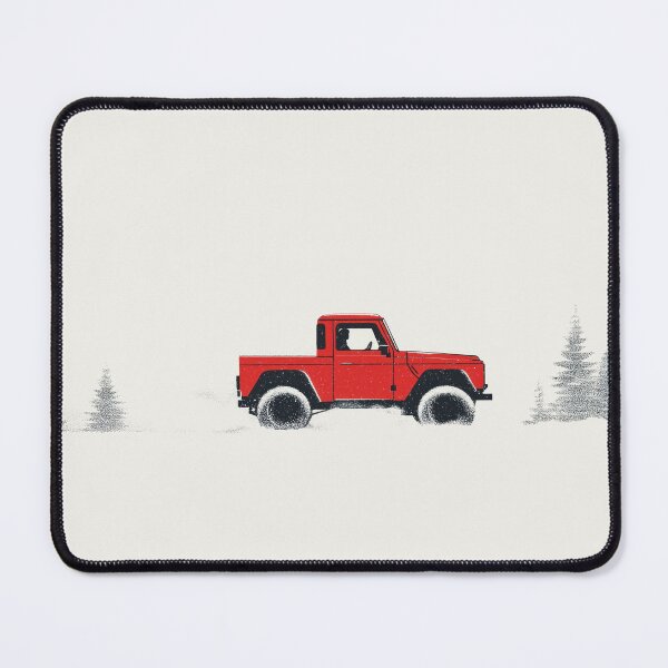 Item preview, D90 Pickup Vintage 4x4 Christmas designed and sold by blackdogshop.