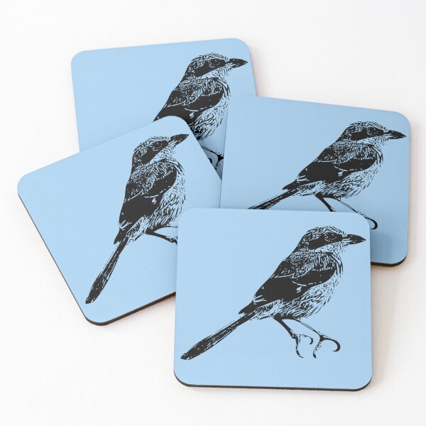 Item preview, Iberian Gray Shrike Black Design  designed and sold by designsasstultd.