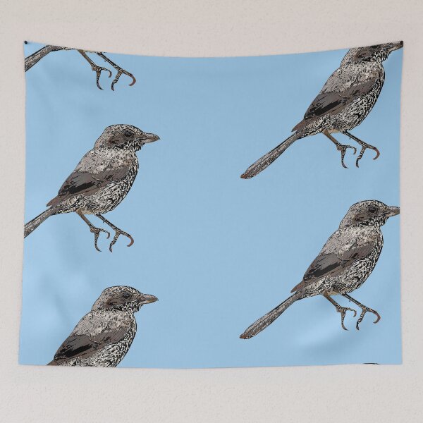 Item preview, Iberian Gray Shrike Black Alternate Design  designed and sold by designsasstultd.