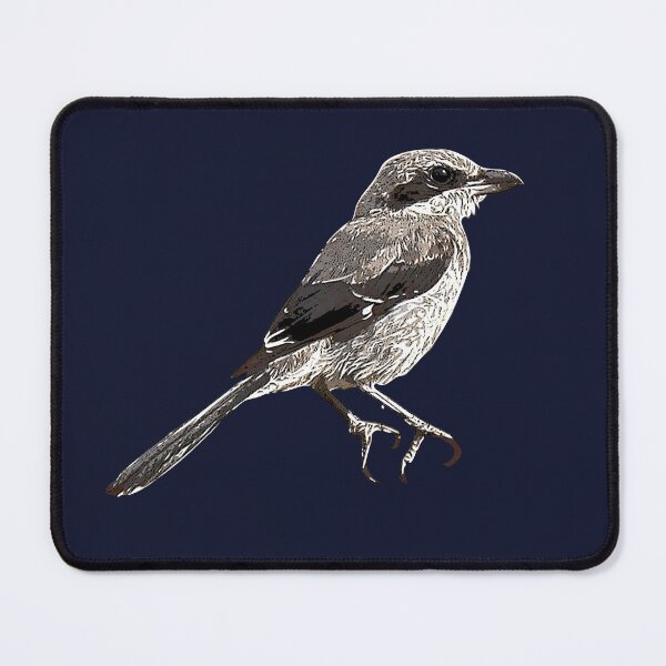 Item preview, Iberian Gray Shrike White Alternate Design  designed and sold by designsasstultd.