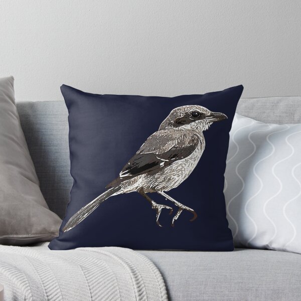 Item preview, Iberian Gray Shrike White Alternate Design  designed and sold by designsasstultd.