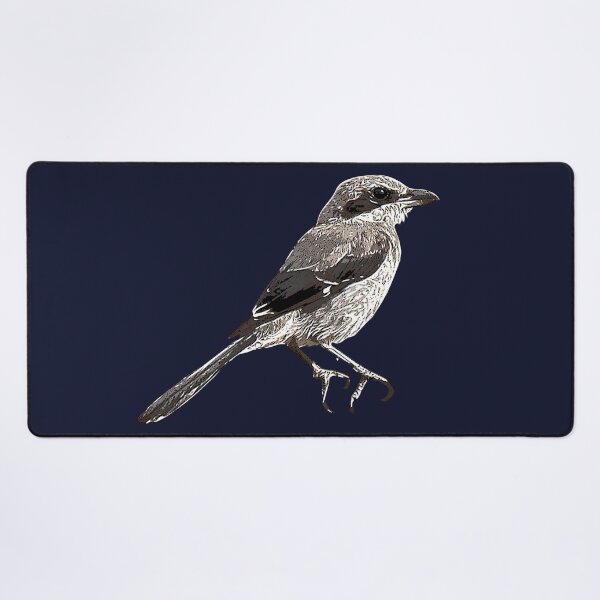 Item preview, Iberian Gray Shrike White Alternate Design  designed and sold by designsasstultd.