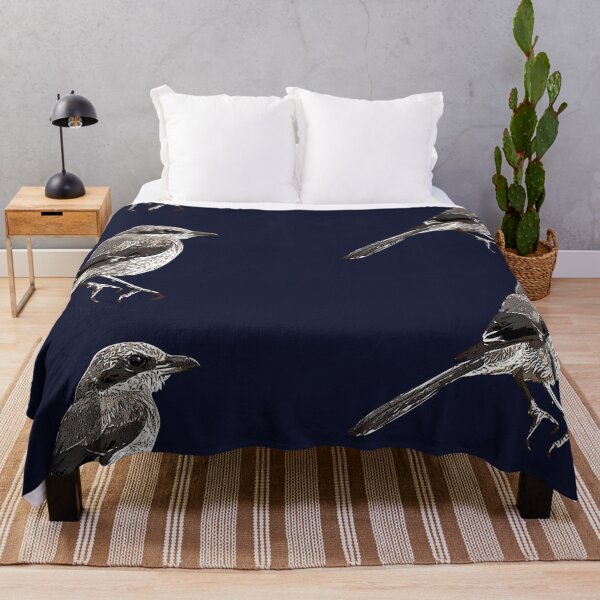Item preview, Iberian Gray Shrike White Alternate Design  designed and sold by designsasstultd.