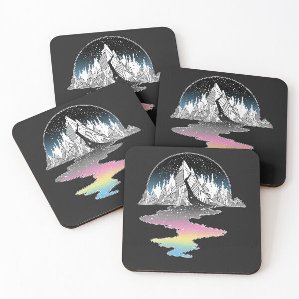 Item preview, Polygender Mountain River LGBT Pride Flag designed and sold by Clara Hollins.