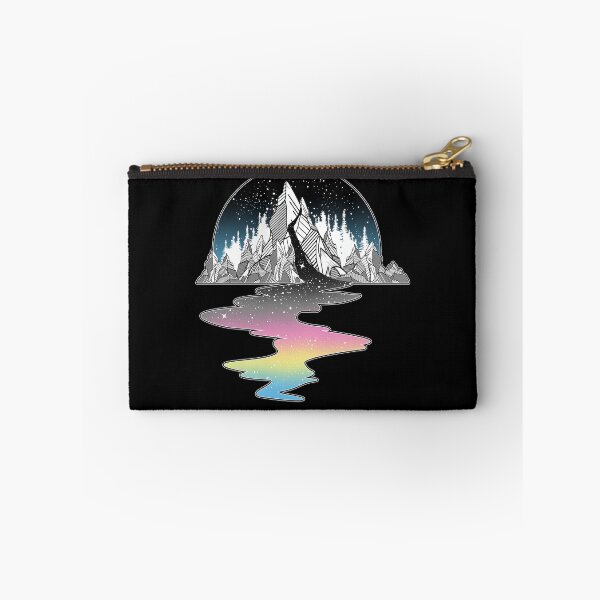 Item preview, Polygender Mountain River LGBT Pride Flag designed and sold by Clara Hollins.