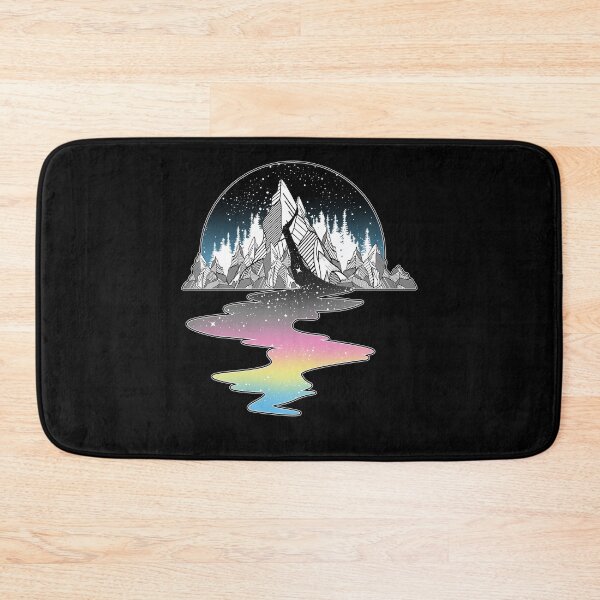 Item preview, Polygender Mountain River LGBT Pride Flag designed and sold by Clara Hollins.
