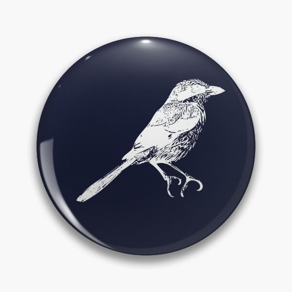 Item preview, Iberian Gray Shrike White Design  designed and sold by designsasstultd.