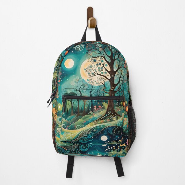 Item preview, Moonlit enchanted fantasy forest designed and sold by artedamensagem.