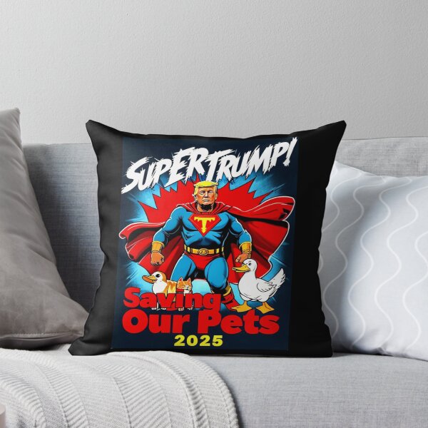 Item preview, Super Trump 2025 Protect Our Cats and Ducks - Vintage Pop Art Print designed and sold by Earth Nature Creations.