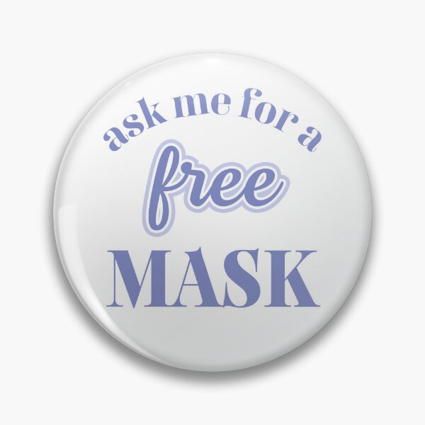 Item preview, Ask me for a free mask (periwinkle blue) designed and sold by sarahwlongcovid.