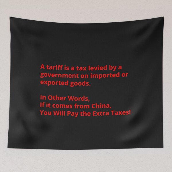Item preview, Tariff designed and sold by KATKattalestv.