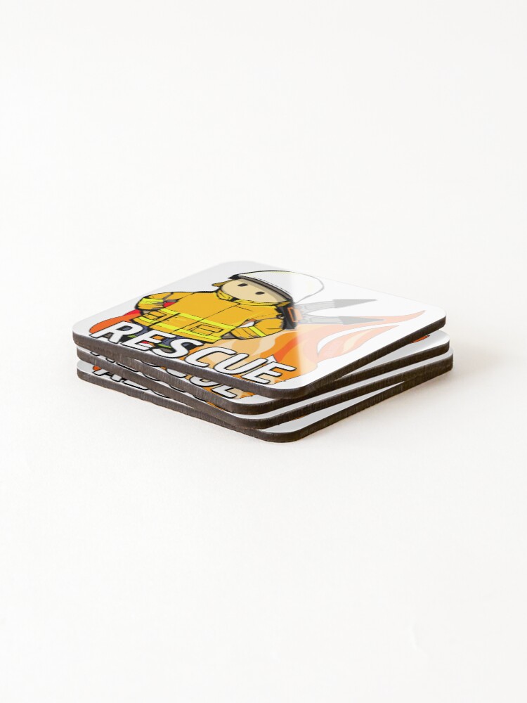 Thumbnail 4 of 5, Coasters (Set of 4), RFS Rescue designed and sold by Flashover.