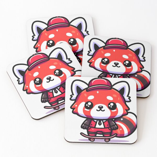 Item preview, Kawaii Red Panda Cool Skater designed and sold by inurey.