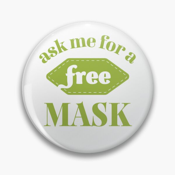 Item preview, Ask me for a free mask (lime green) designed and sold by sarahwlongcovid.