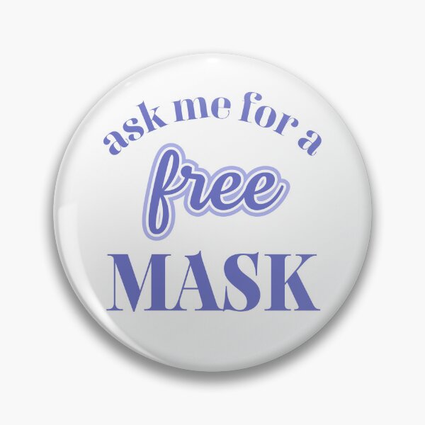 Item preview, Ask me for a free mask (purple) designed and sold by sarahwlongcovid.