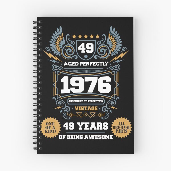 Item preview, Newest Vintage Aged Perfectly Awesome Since 1976 Legend, 2025 Limited Edition, 49th Birthday, Assembled to perfection, Legend is Born, 49 years of being awesome, All original parts designed and sold by DjenShop.